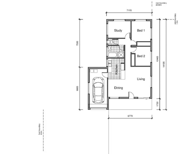 Floorplan of Homely townhouse listing, 1/27 Mitchell Street, Acacia Ridge QLD 4110