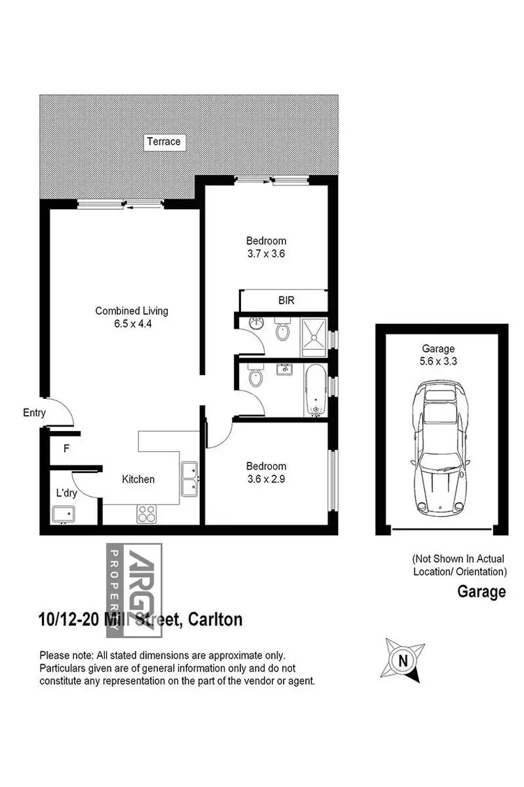 Floorplan of Homely unit listing, 10/12-20 Mill Street, Carlton NSW 2218