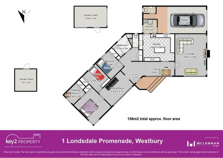 Floorplan of Homely house listing, 1 Lonsdale Promenade, Westbury TAS 7303