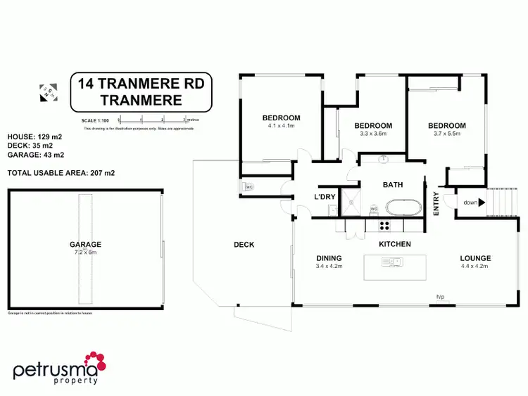 Floorplan of Homely house listing, 14 Tranmere Road, Howrah TAS 7018