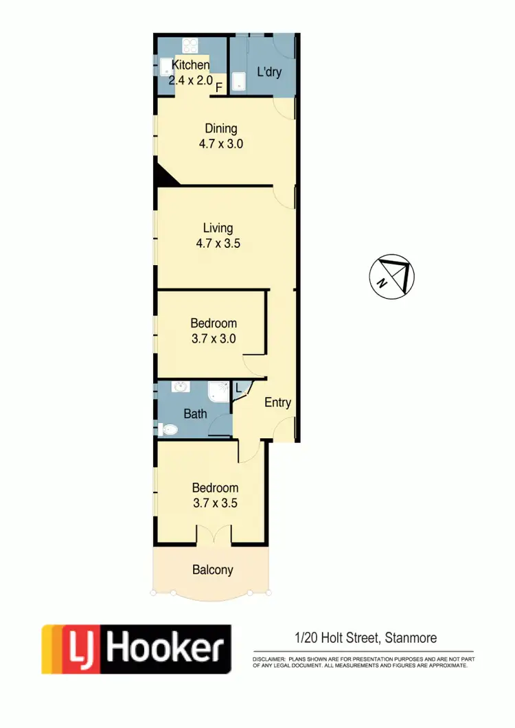 Floorplan of Homely apartment listing, 1/20 Holt Street, Stanmore NSW 2048
