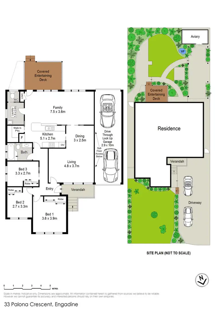 Floorplan of Homely house listing, 33 Palona Crescent, Engadine NSW 2233
