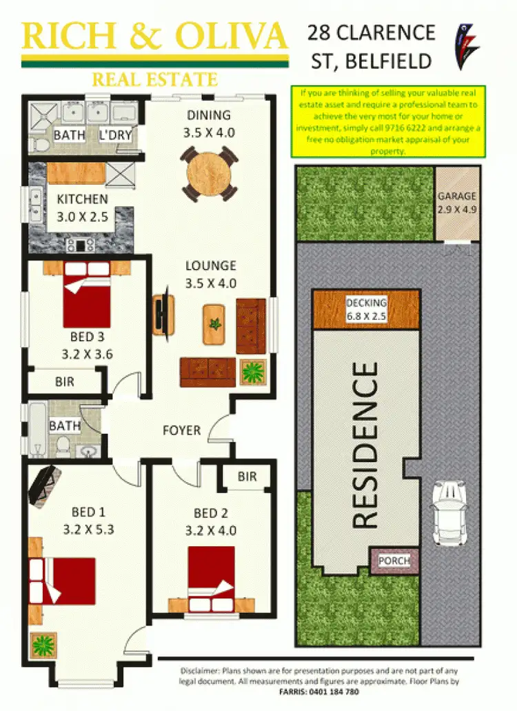 Floorplan of Homely house listing, 28 Clarence Street, Belfield NSW 2191