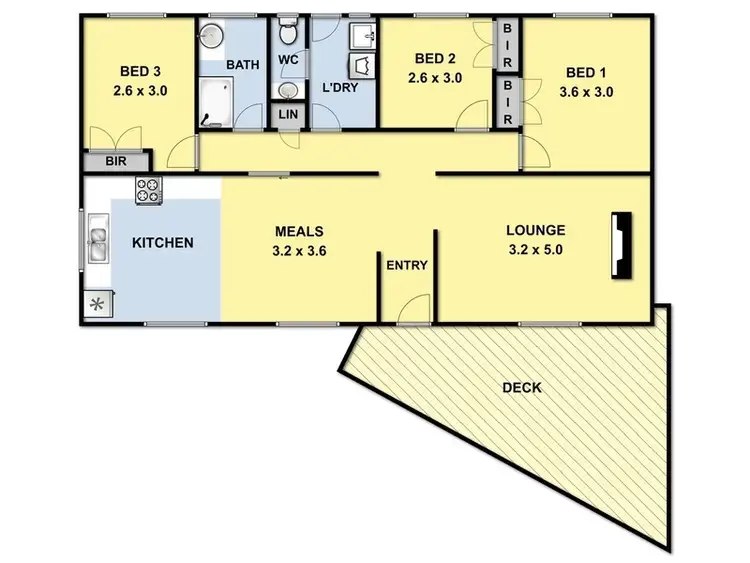 Floorplan of Homely house listing, 2 Anderson Street, Aireys Inlet VIC 3231