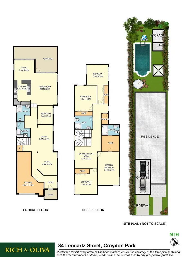 Floorplan of Homely house listing, 34 Lennartz Street, Croydon Park NSW 2133