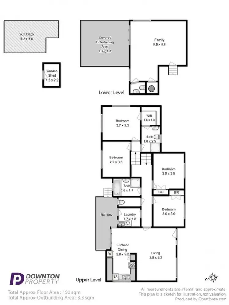 Floorplan of Homely house listing, 74 Henley Street, Lindisfarne TAS 7015