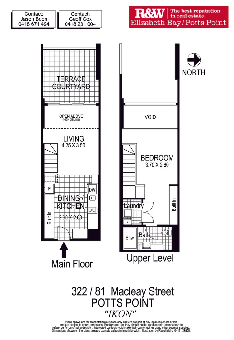 Floorplan of Homely apartment listing, 322/81 Macleay Street, Potts Point NSW 2011
