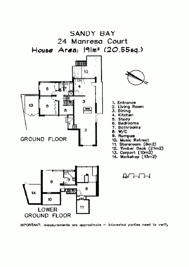 Floorplan of Homely house listing, 24 Manresa Court, Sandy Bay TAS 7005