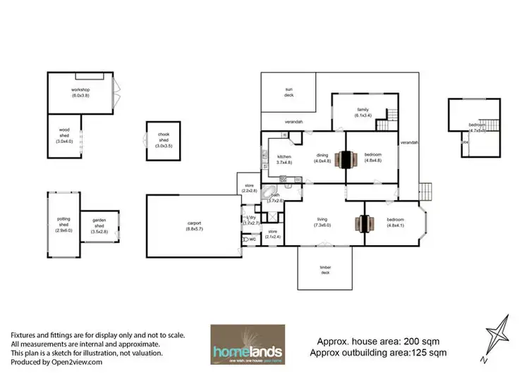 Floorplan of Homely house listing, 49 Garthfield Avenue, Cygnet TAS 7112