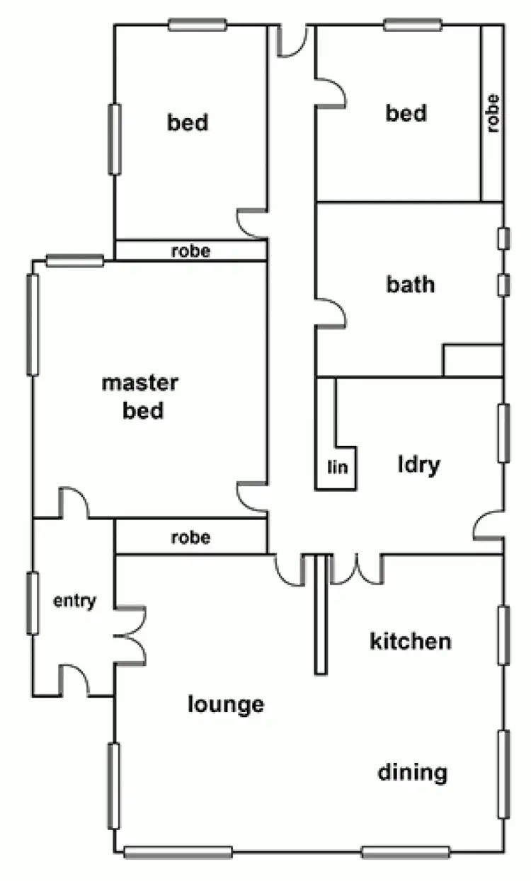 Floorplan of Homely house listing, 152 Lloyd Street, Dimboola VIC 3414