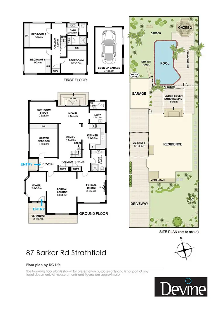 Floorplan of Homely house listing, 87 Barker Road, Strathfield NSW 2135