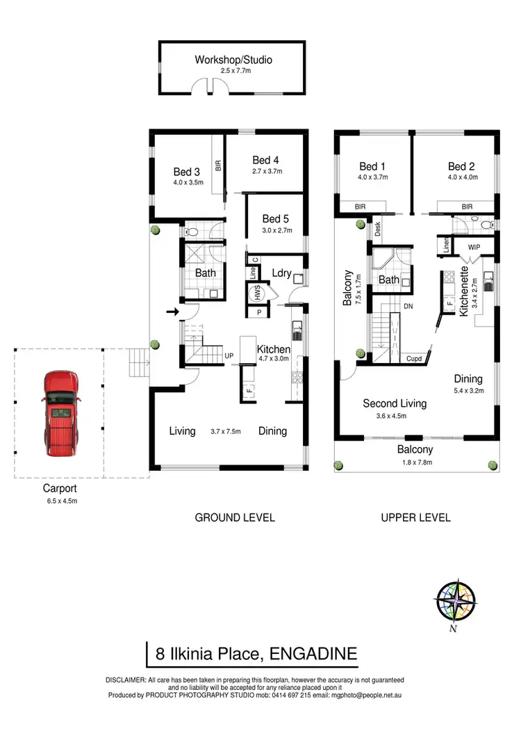 Floorplan of Homely house listing, 8 Ilkinia Place, Engadine NSW 2233