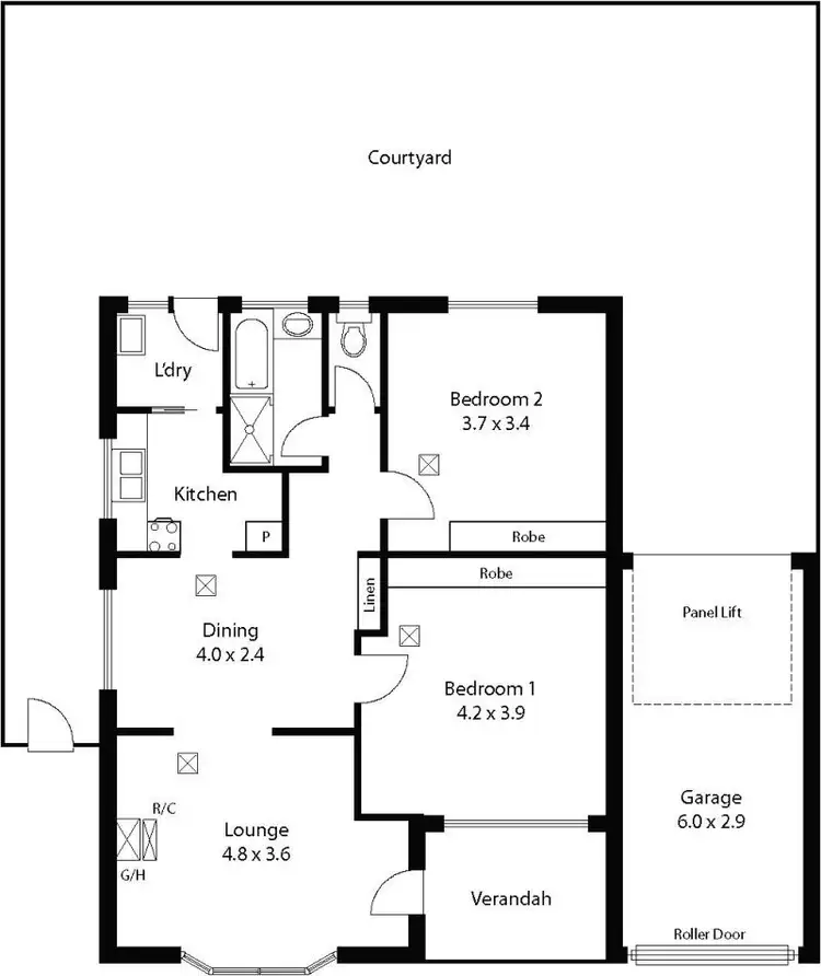 Floorplan of Homely unit listing, 5/257 Findon Road, Flinders Park SA 5025