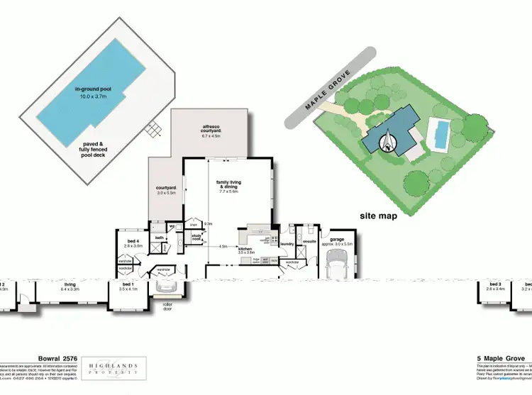 Floorplan of Homely house listing, 5 Maple Grove, Bowral NSW 2576
