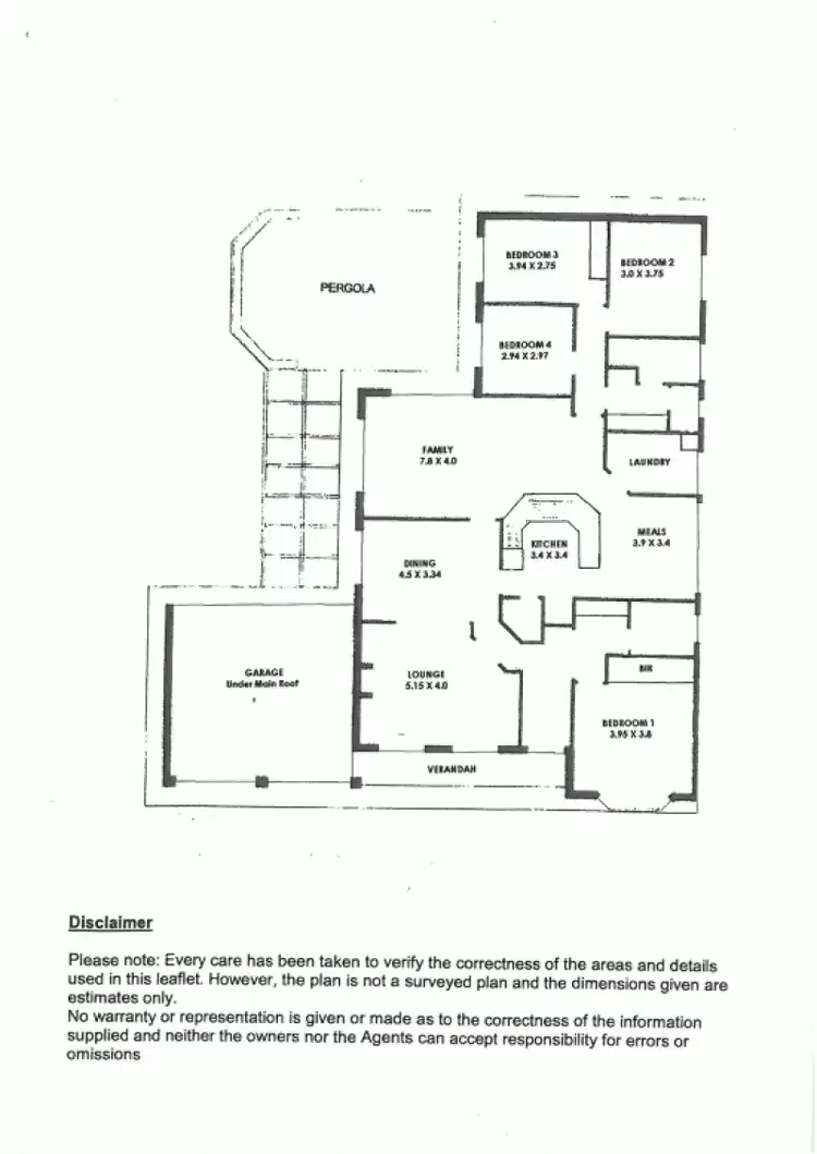 Floorplan of Homely house listing, Address available on request