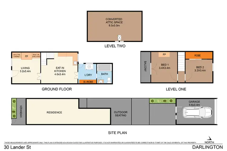 Floorplan of Homely terrace listing, 30 Lander St, Darlington NSW 2008