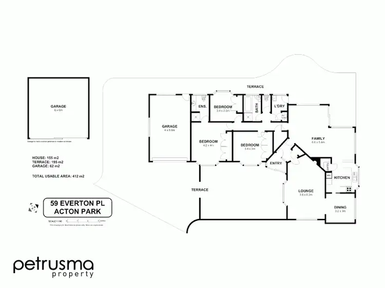 Floorplan of Homely house listing, 59 Everton Place, Acton Park TAS 7170