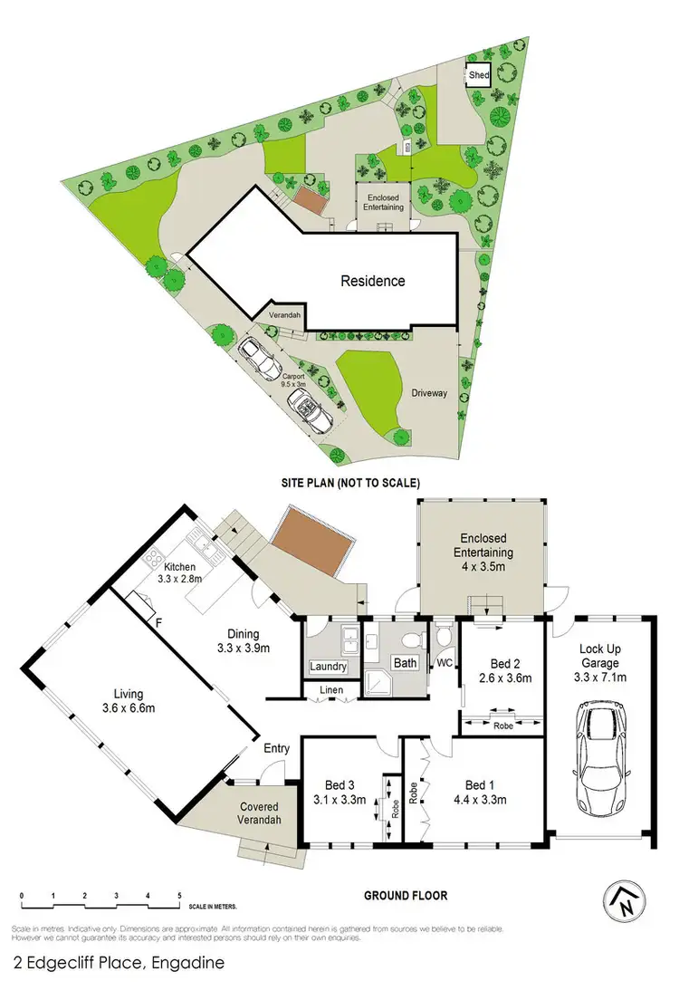 Floorplan of Homely house listing, 2 Edgecliff Place, Engadine NSW 2233