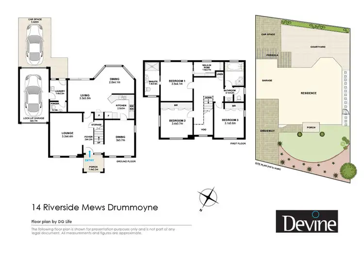 Floorplan of Homely house listing, 14 Riverside Mews, Drummoyne NSW 2047