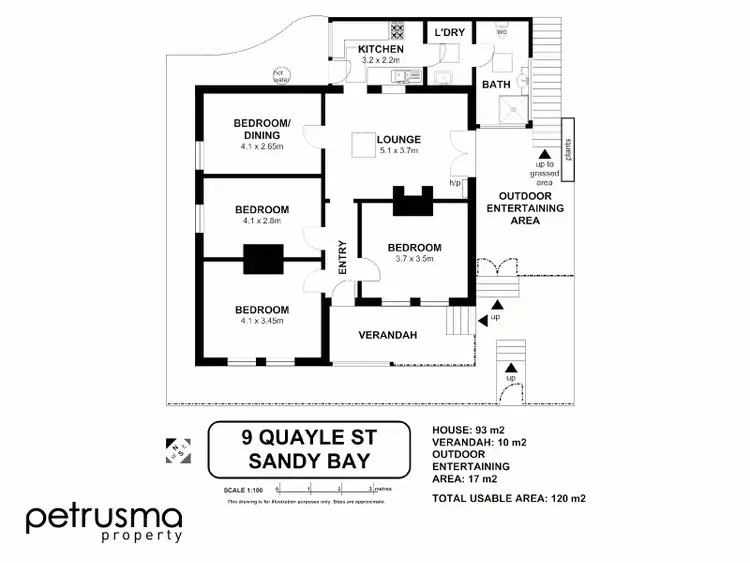Floorplan of Homely house listing, 9 Quayle Street, Sandy Bay TAS 7005