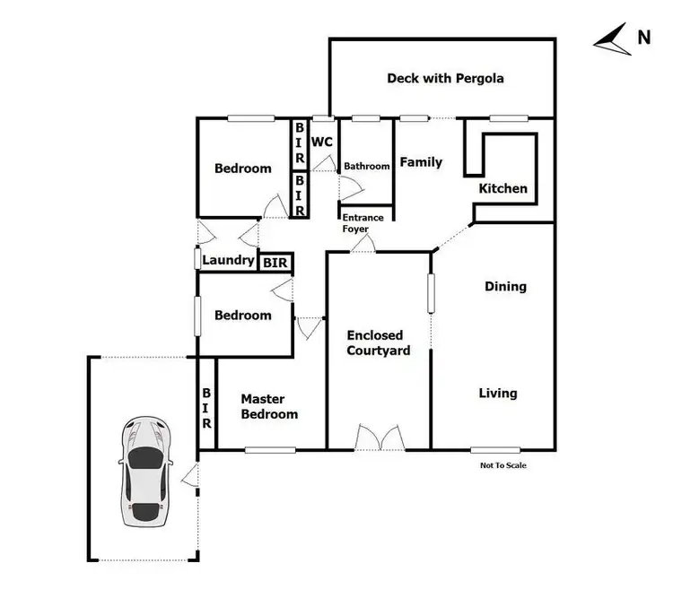Floorplan of Homely house listing, 15 Boas, Florey ACT 2615