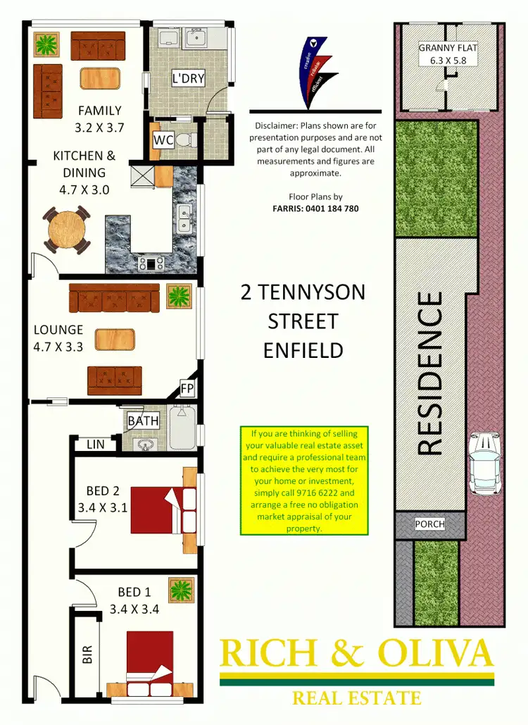 Floorplan of Homely house listing, 2 Tennyson Street, Enfield NSW 2136