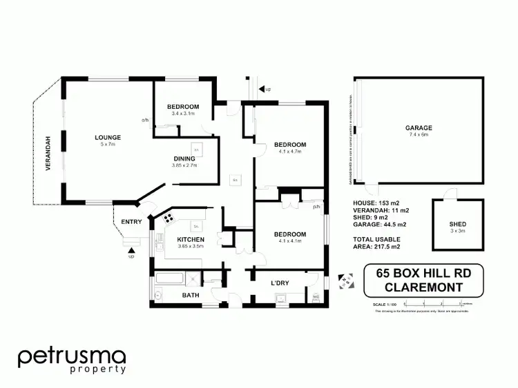 Floorplan of Homely house listing, 65 Box Hill Road, Claremont TAS 7011