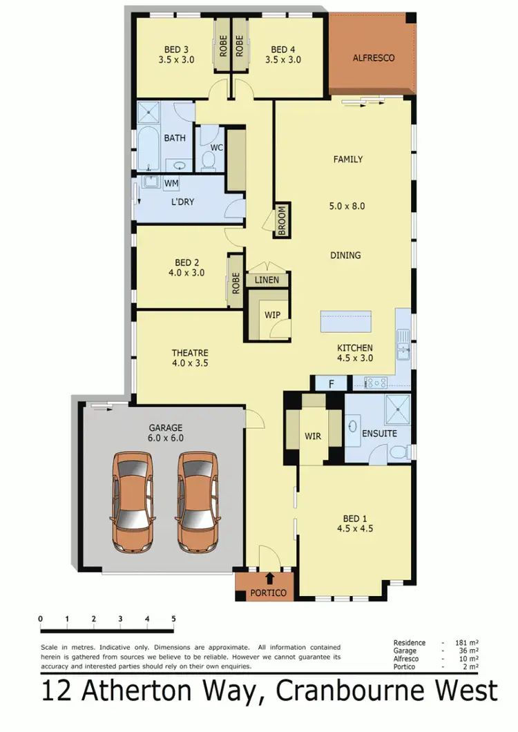 Floorplan of Homely house listing, 12 ATHERTON WAY, Cranbourne West VIC 3977