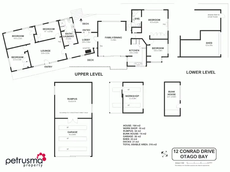Floorplan of Homely house listing, 12 Conrad Drive, Otago TAS 7017