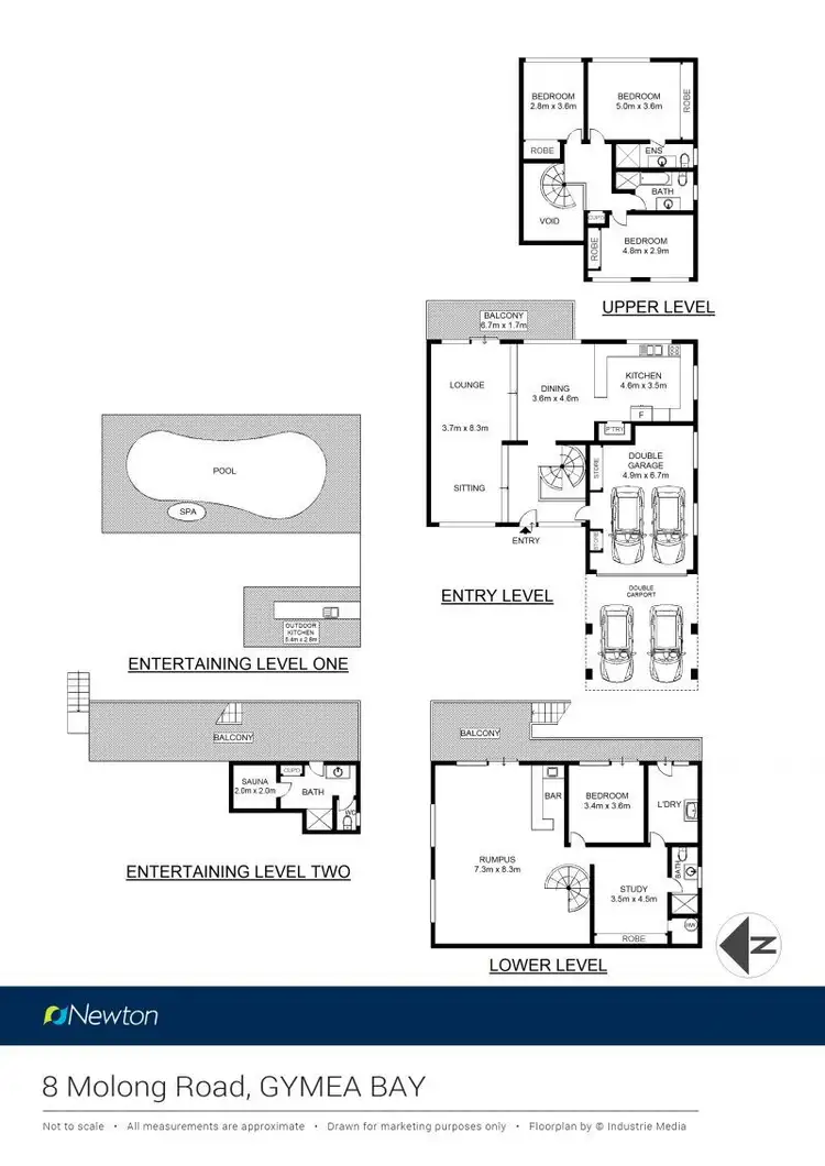Floorplan of Homely house listing, 8 Molong Road, Gymea Bay NSW 2227