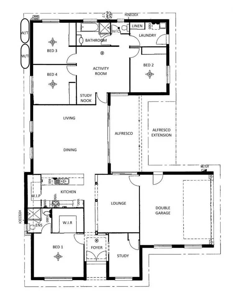 Floorplan of Homely house listing, 1 Fordham Crt, Regents Park QLD 4118