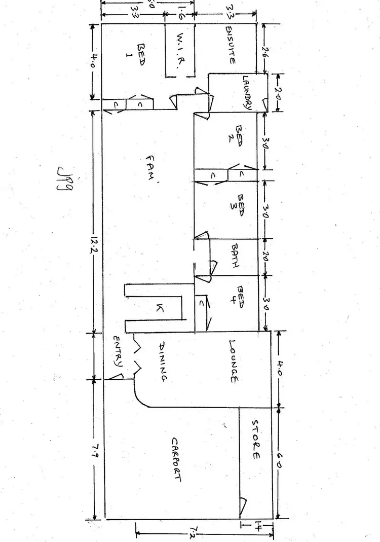 Floorplan of Homely house listing, 66 Wishart Rd, Upper Mount Gravatt QLD 4122