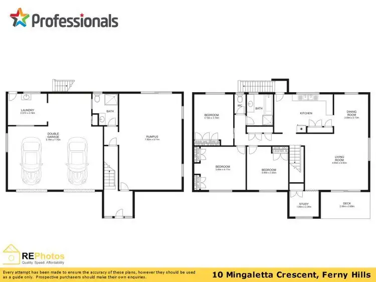 Floorplan of Homely house listing, 10 Mingaletta Crescent, Ferny Hills QLD 4055