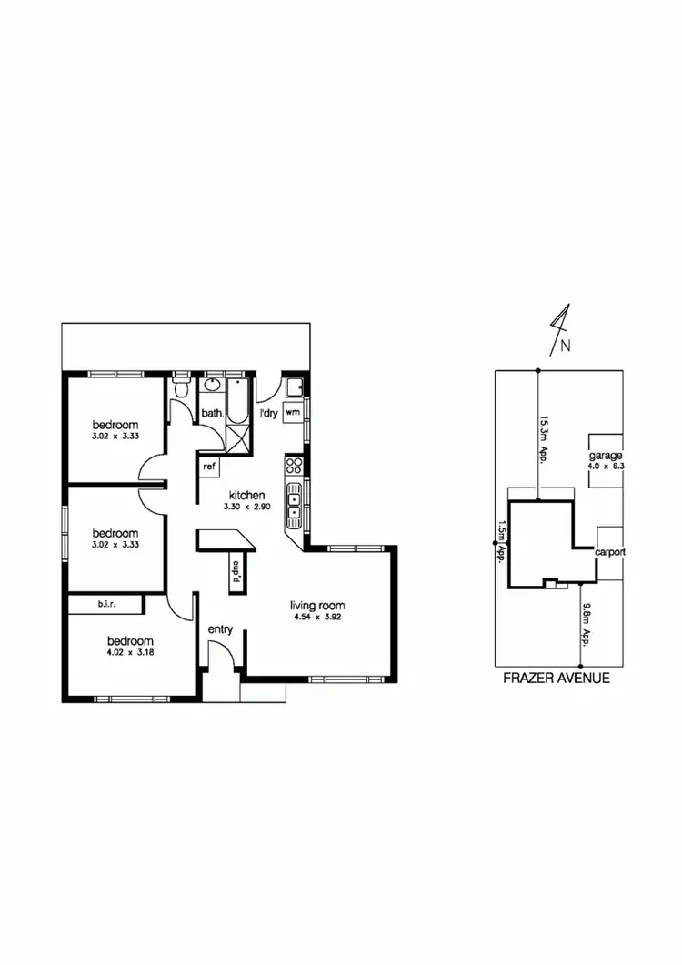Floorplan of Homely house listing, 8 Frazer Avenue, Altona VIC 3018