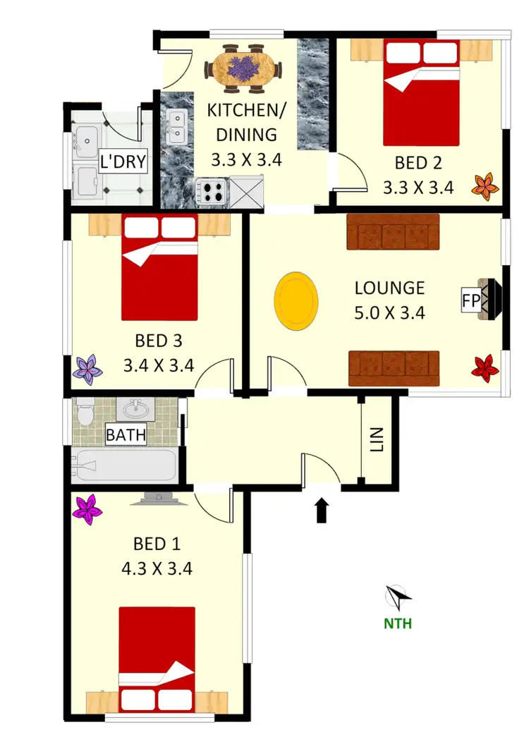 Floorplan of Homely house listing, 32 Walsh Avenue, Croydon Park NSW 2133