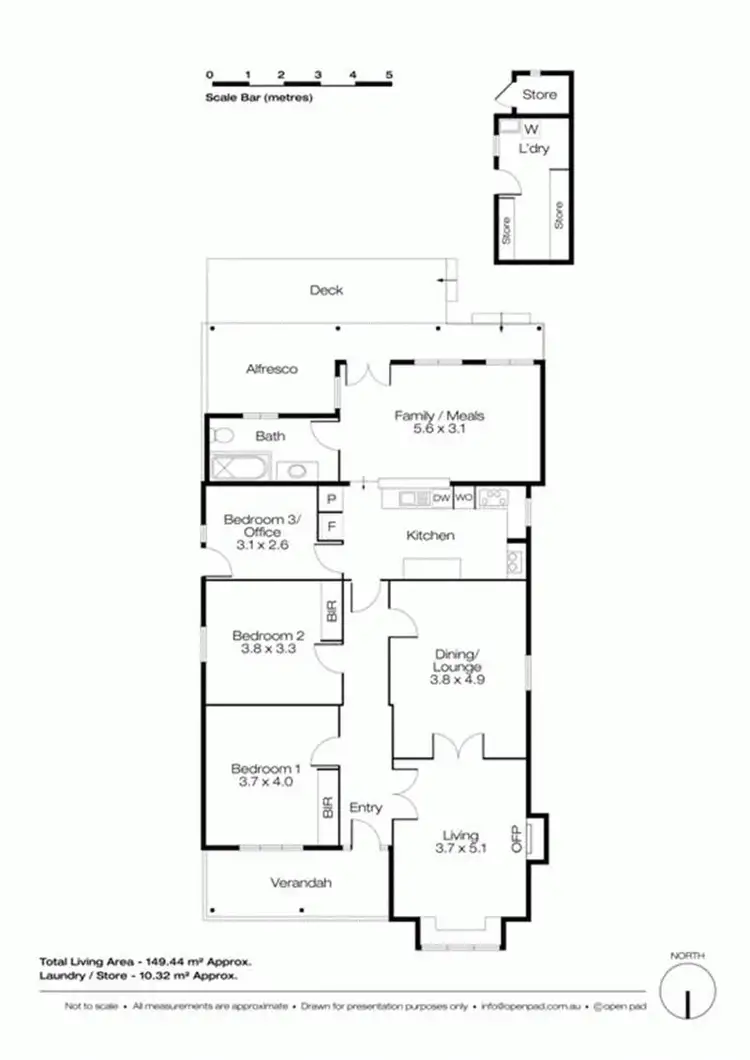 Floorplan of Homely house listing, 47 Forrest Street, Mount Lawley WA 6050