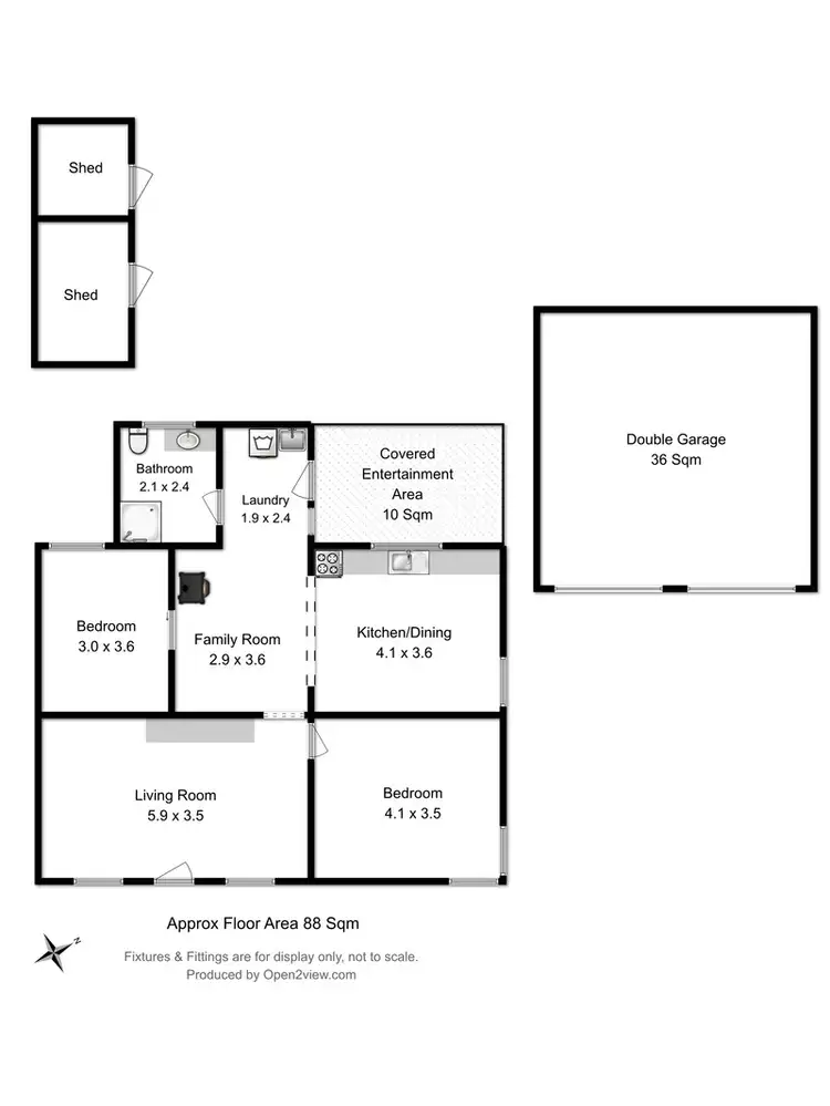 Floorplan of Homely house listing, 24 Franklin Place, Hamilton TAS 7140