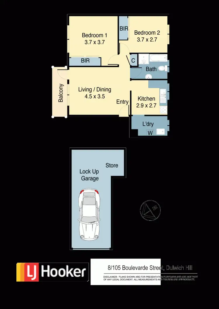 Floorplan of Homely apartment listing, 8/105 The Boulevarde, Dulwich Hill NSW 2203