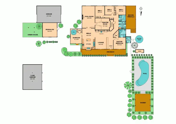 Floorplan of Homely house listing, 49 STATION STREET, Heathcote Junction VIC 3758