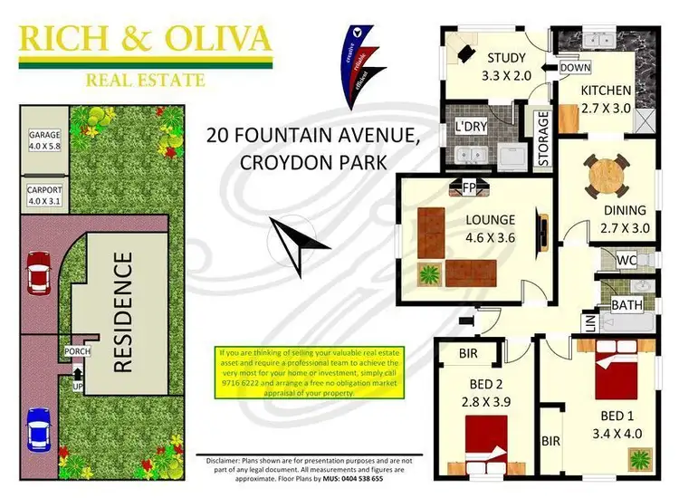Floorplan of Homely house listing, 20 Fountain Avenue, Croydon Park NSW 2133
