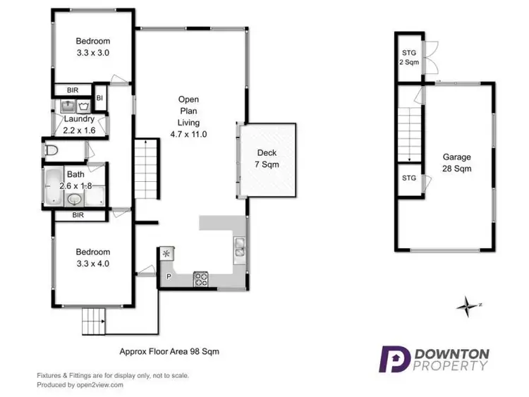 Floorplan of Homely unit listing, 2/35A Quarry Road, Mornington TAS 7018
