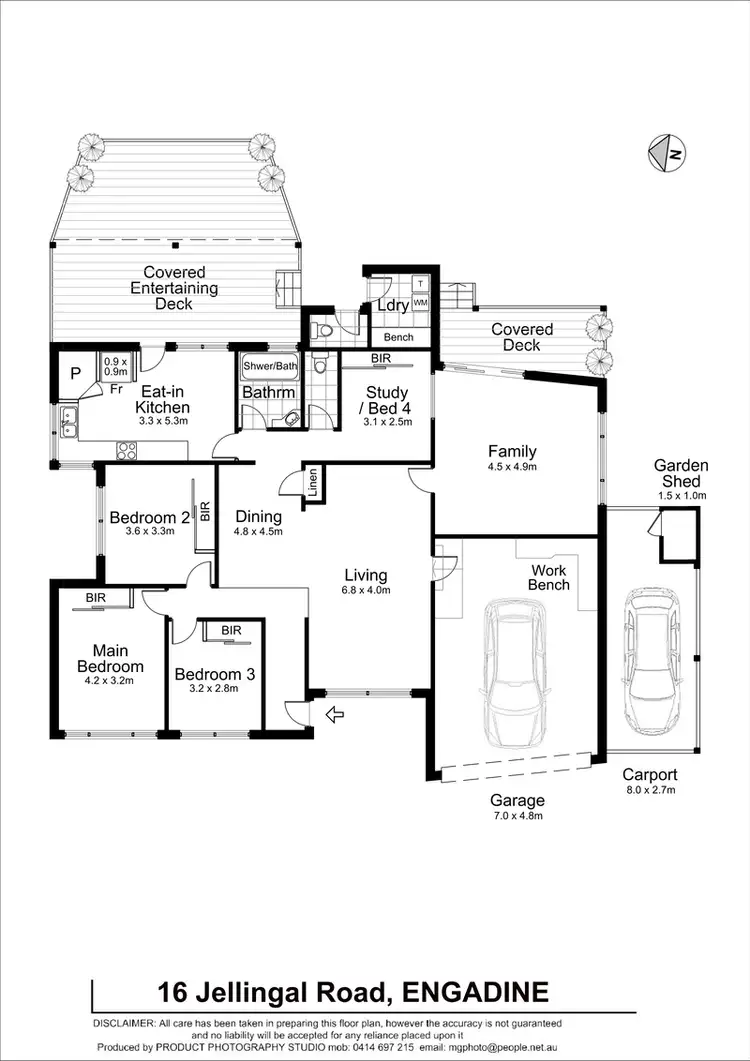 Floorplan of Homely house listing, 16 Jellingal Road, Engadine NSW 2233