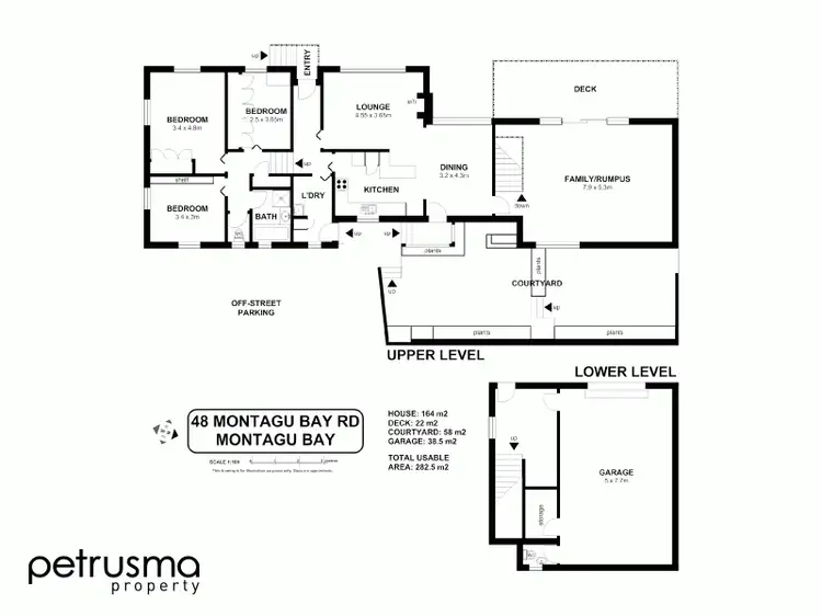 Floorplan of Homely house listing, 48 Montagu Bay Road, Montagu Bay TAS 7018