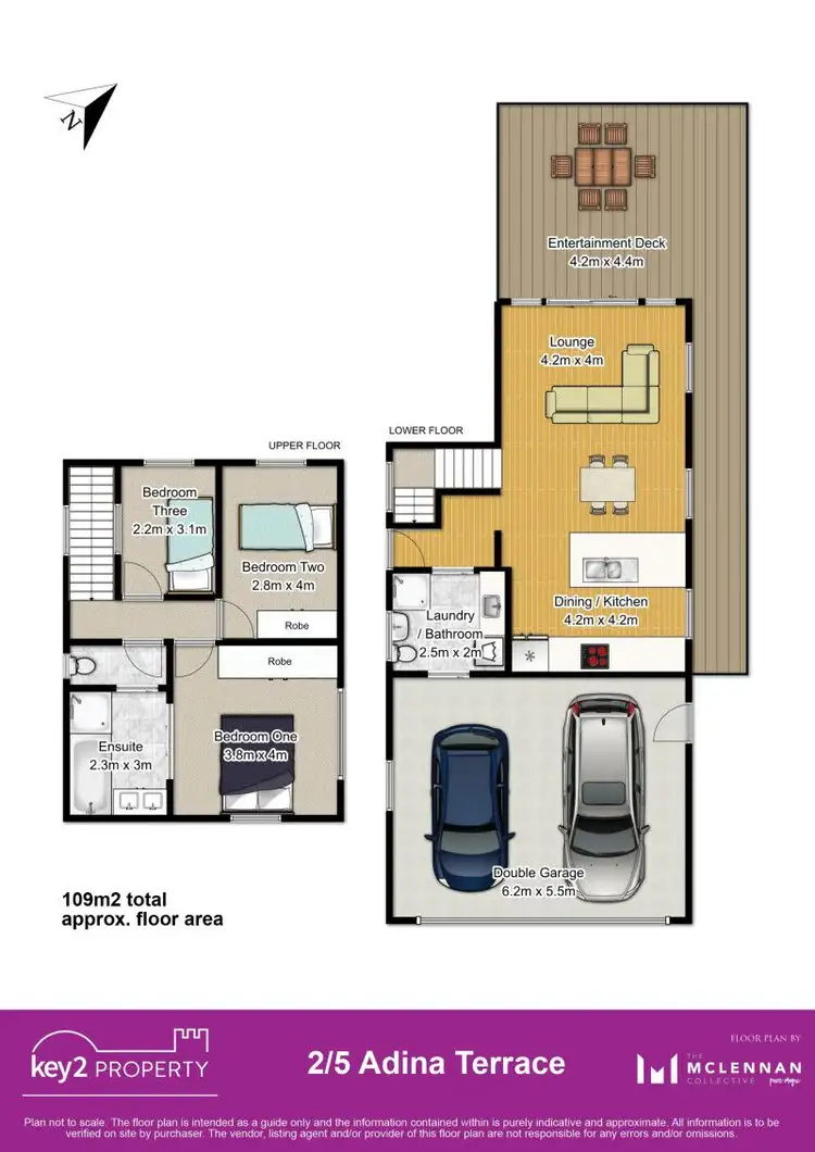Floorplan of Homely house listing, 2/5 Adina Terrace, Kings Meadows TAS 7249