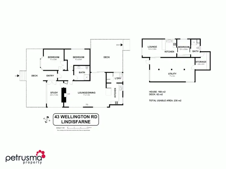 Floorplan of Homely house listing, 43 Wellington Road, Lindisfarne TAS 7015