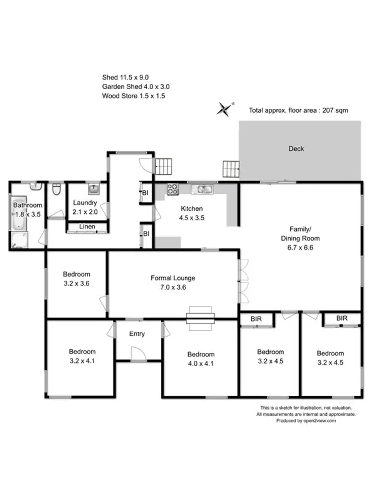 Floorplan of Homely house listing, 1030 Nicholls Rivulet Road, Nicholls Rivulet TAS 7112