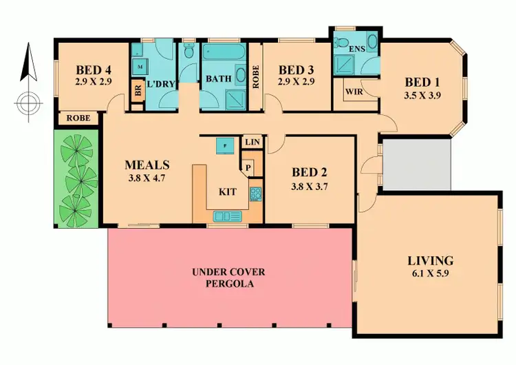 Floorplan of Homely house listing, 2A CURRY ROAD, Kilmore VIC 3764