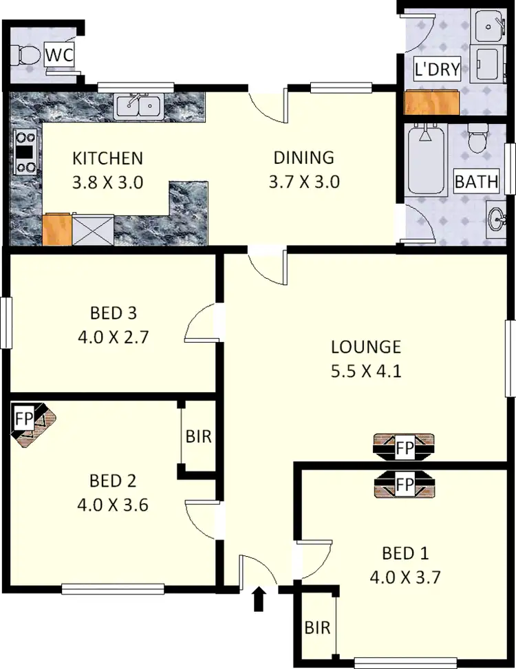 Floorplan of Homely house listing, 120 Georges River Road, Croydon Park NSW 2133