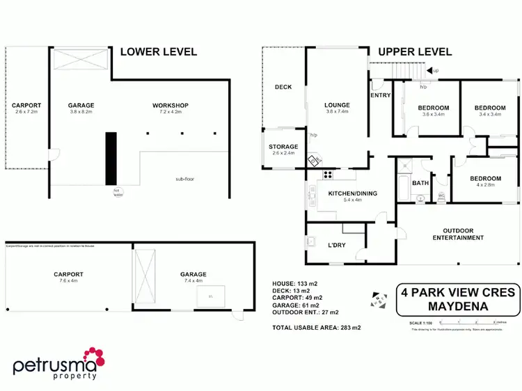Floorplan of Homely house listing, 4 Park View Crescent, Maydena TAS 7140