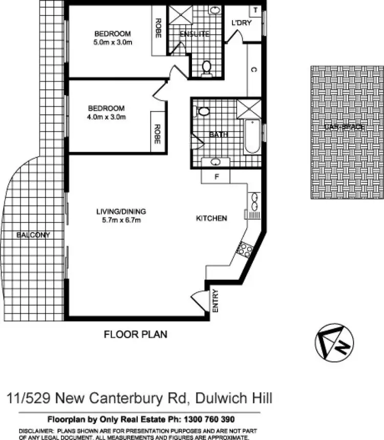 Floorplan of Homely unit listing, 11/529 New Canterbury Rd, Dulwich Hill NSW 2203